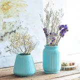 北欧创意欧式中式陶瓷花瓶花器美式家居客厅软装饰品餐桌花插摆件