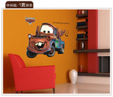 3D效果墙贴复古汽车贴画男孩子房间布置贴纸幼儿园沙发电视背景画
