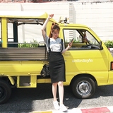 2016年韩版黑色OL风格高腰背带裙夏百搭半身裙女一步裙包臀裙包邮
