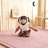 珊瑚绒飘窗垫榻榻米地毯日式儿童爬行垫 卧室满铺地毯地垫定做