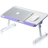 赛鲸笔记本电脑桌床上折叠桌子宿舍学习用懒人书桌A8带散热器风扇