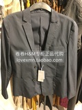 专柜正品代购H&M HM 特价折扣男装薄款修身休闲西装外套