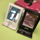 barbie 芭比出口日本原单 镜子 化妆镜 随身携带镜