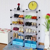 厂家直销 diy 魔片鞋柜 简易组合鞋柜 百变万能板 易组装储物柜