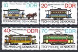 3015德国-东德邮票-1986年技术进步纪念碑(车）4全