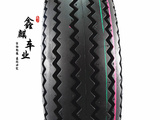 鑫麒车业厂家销售复古摩托车改装轮胎及总成 锯齿形外胎5.00-16
