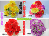 十一国庆节表演花束运动会手拿假花花束舞台道具塑料花绢花批发