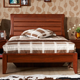 实木单人床1.2米成人橡木床1.2m青少年儿童床现代中式卧室家具