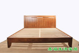 白橡木单人床婚床外贸欧式出口原单家具橡木床纯实木1.8米双人床