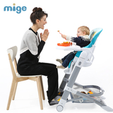 米歌宝宝餐椅儿童餐椅多功能可折叠便携式婴儿椅子吃饭餐桌椅座椅