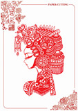 京剧脸谱艺术剪纸画刻纸中国特色手工艺礼品客厅家居装饰画 促销