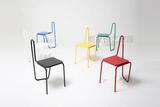 设计师铁艺色彩缤纷吧餐椅极简家具个性座椅现代时尚特色创意椅子