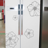 幸福花 墙贴冰箱空调玻璃橱柜贴 花朵贴纸2129