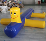 水上翘翘板 充气水鸟 浮排 水上冰山香蕉船 海上乐园游乐玩具产品