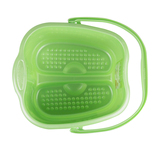 女士足浴专用桶-绿色 洗浴用品 塑料足浴桶 泡脚桶 足浴盆 深桶