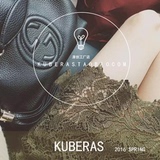 KUBERAS独家定制2016春装弹力亲肤鹿皮绒短袖连衣裙+蕾丝半裙套装