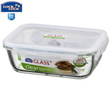 正品乐扣乐扣1.35L耐热玻璃保鲜盒 玻璃餐盒 微波饭盒LLG448特价