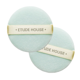 韩国代购 Etude 爱丽小屋 粉饼粉扑 柔软 适合干粉散粉扑 两只装