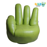 5折 手指单人位沙发 外贸旋转功能皮沙发 创意个性懒人休闲椅靠背