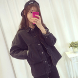 少女时代  2016春季新款牛仔外套女学生韩版休闲长袖夹克个性上衣