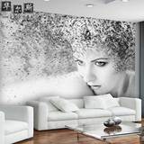 背景墙壁纸3d立体墙纸欧式客厅卧室个性头像墙布抽象艺术大型壁画