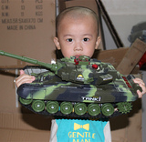 大型遥控坦克车 充电红外对战遥控车坦克模型 儿童男孩玩具车汽车
