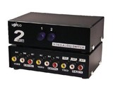 迈拓维矩 MT-231AV 2口 三莲花AV 音视频机顶盒DVD切换器 2进1出