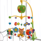 新生婴幼儿童玩具宝宝摇铃音乐旋转挂床头铃响床铃玩具挂件0-1岁