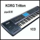 【稀有硬件合成器采样音色】Korg Triton for giga格式 1CD