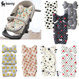 韩国代购Borny婴儿推车棉垫坐垫宝宝垫子伞车餐椅靠垫加厚通用
