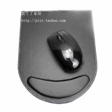 桌上电脑鼠标垫护腕垫 创意鼠标垫韩国 办公定制批发高档皮革特色