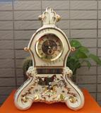僾玛士欧式陶瓷座钟 高38CM 欧式装饰摆件 客厅工艺品