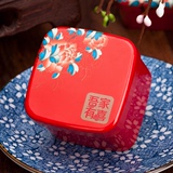 文弘 2015新款创意马口铁喜糖盒子结婚庆中国风糖果礼品铁盒方盒