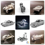 【MCG】3D立体金属拼图福特汽车跑车火车儿童成人创意DIY拼装模型