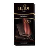 罗马尼亚进口麦德龙 HEIDI 赫蒂特浓黑巧克力80克（85%可可）