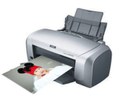 爱普生R230打印机 彩色喷墨照片可配连供 热转印升华光盘打印机