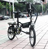 16寸折叠式锂电池电动自行车 2人成人36V48V超轻代驾代步车女单车