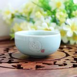 恒福茶具 越窑龙泉青瓷品茶杯　红茶杯普洱茶杯子　限时特价