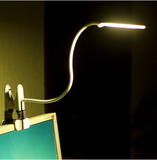 创意LED夹子卧室床头 大学生宿舍学习小台灯 寝室护眼插电可调节