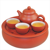 紫砂登山旅行必备便携茶具陶瓷小号茶盘茶杯茶壶迷你高档功夫茶具