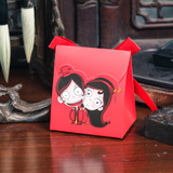 结婚批发创意喜糖盒 费列罗好时巧克力6粒德芙中国风个性婚庆纸盒