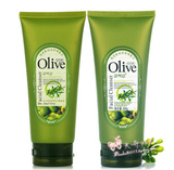 包邮olive橄榄深层清洁美白保湿2件套 洗面奶 去角质面部套装正品