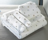 纯天然乳胶婴儿五件套 定型枕 床垫 趴枕 矫姿抱枕 脚蹬棍 婴儿品