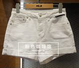 韩国代购 MLB 16新女款百搭气质纯色休闲舒适短裤31SM42631