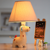 床头卧室灯创意卡通布艺台灯 zakka杂货儿童房装饰小动物台灯夜灯
