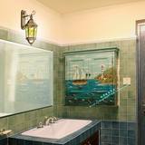 欧式家具 墙壁挂柜子 储物柜 杂物架浴室壁柜 美式地中海家具0079