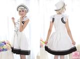 公主的裁缝lolita洋装学院风情JSK 纯棉修身白色款连衣裙 现货
