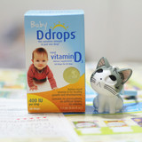 加拿大Ddrops 婴儿维生素d3  baby d drops VD 宝宝补钙滴剂90滴