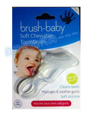 直邮Brush Baby婴幼儿硅胶咀嚼式婴幼儿乳牙刷牙胶无色活动价正品