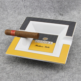 特价 高希霸雪加烟灰缸COHIBA 方形时尚雪茄烟灰缸 珍稀骨瓷窖烧